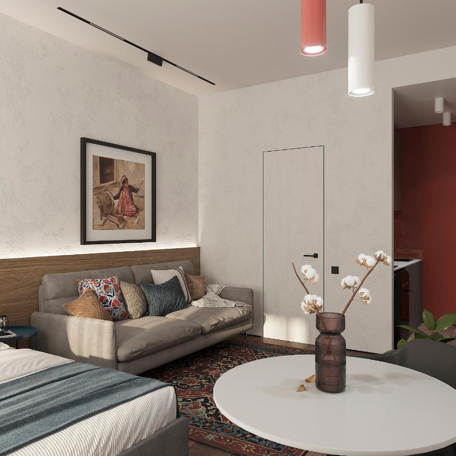 Blueloft 47 L Studio With Balcony Tashkent Luaran gambar